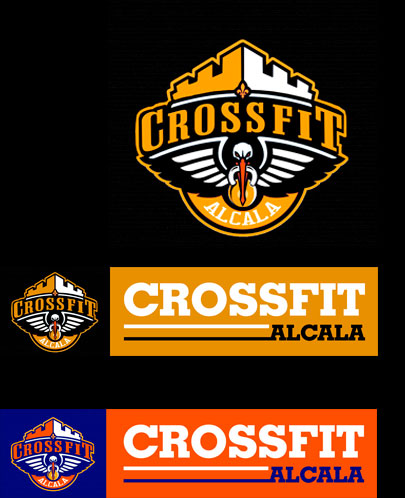 diseño logo crossfit alcala